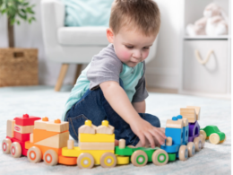 Melissa & Doug Deluxe Wooden Stacking Train just $15 at Walmart!